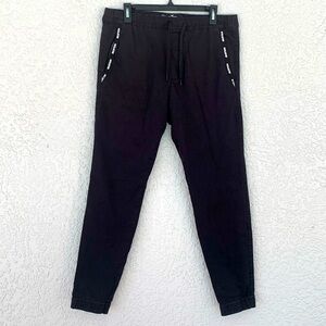 Hollister skinny jogger black advanced stretch pants size L